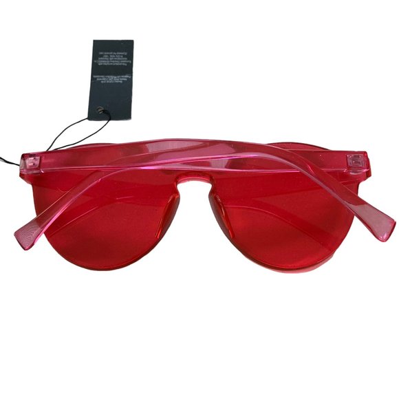 Pink Frameless Sunglasses - Picture 2 of 3
